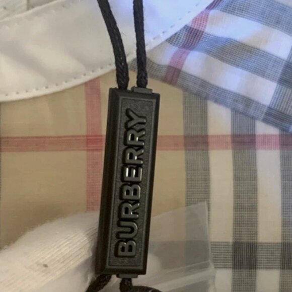 Burberry Unisex Colton Classic Check Romper Jumpsuit, Pale Stone, Sz 3 Mths, NWT - Picture 9 of 11